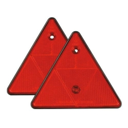 Catarifrangenti triangolari - Rosso - 150x130 mm