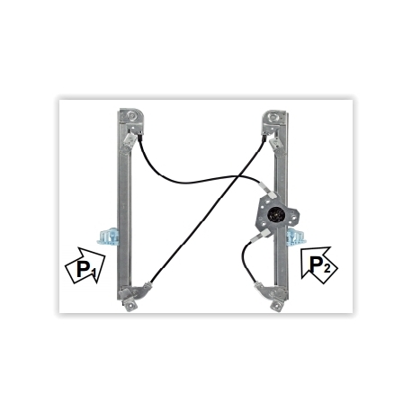 Meccanismo Alzacristalli Ant. SX Renault Megane/SW 02-08 Rhiag