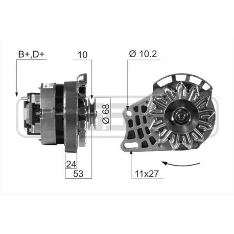 Alternatore Fiat Panda 900c 86 Era