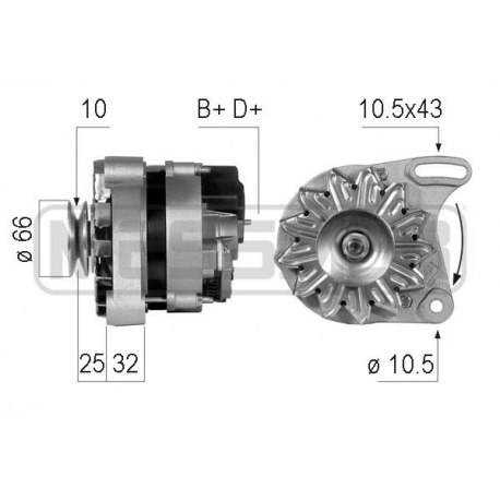 Alternatore Fiat Panda 750 1000 Fire 86 Era
