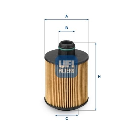 Filtro Olio UFI 2506100