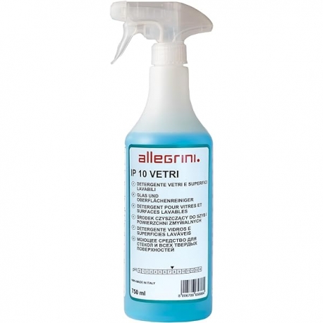 Allegrini IP 10 Vetri Detergente Vetri e Superfici Lavabili 750 Ml