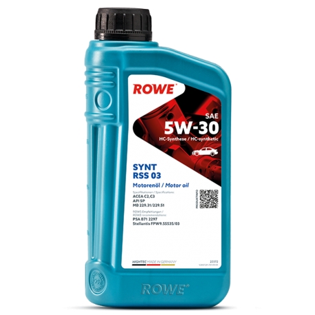Olio Motore Rowe Hightec Synt RSS 03 5W-30 lt 1