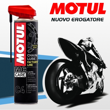 Lubrificante Catena Motul C4 Chain Lube Factory Line, Spray 400ml