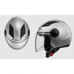 Casco LS2 OF562 Airflow (GLOSS SILVER)
