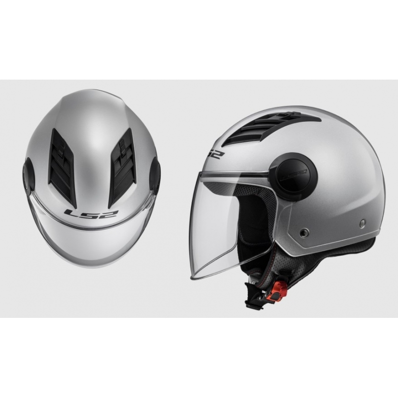 Casco LS2 OF562 Airflow (GLOSS SILVER)
