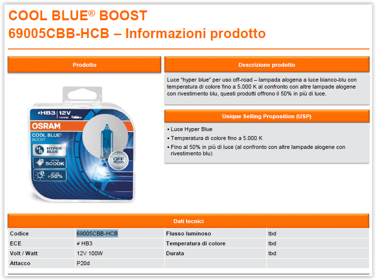 Osram Cool Blue Boost H1 Lampadine per Auto